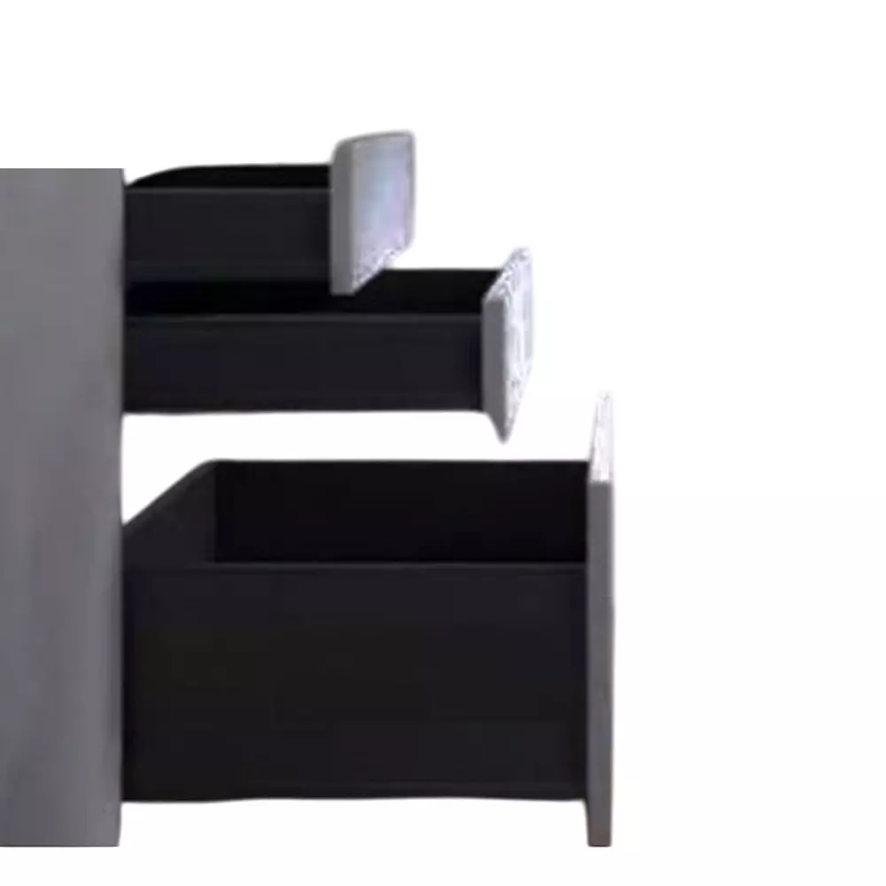 Harrison Slim Tanten 'E' Box Dark Grey Finish 200 mm Size, 1404DG