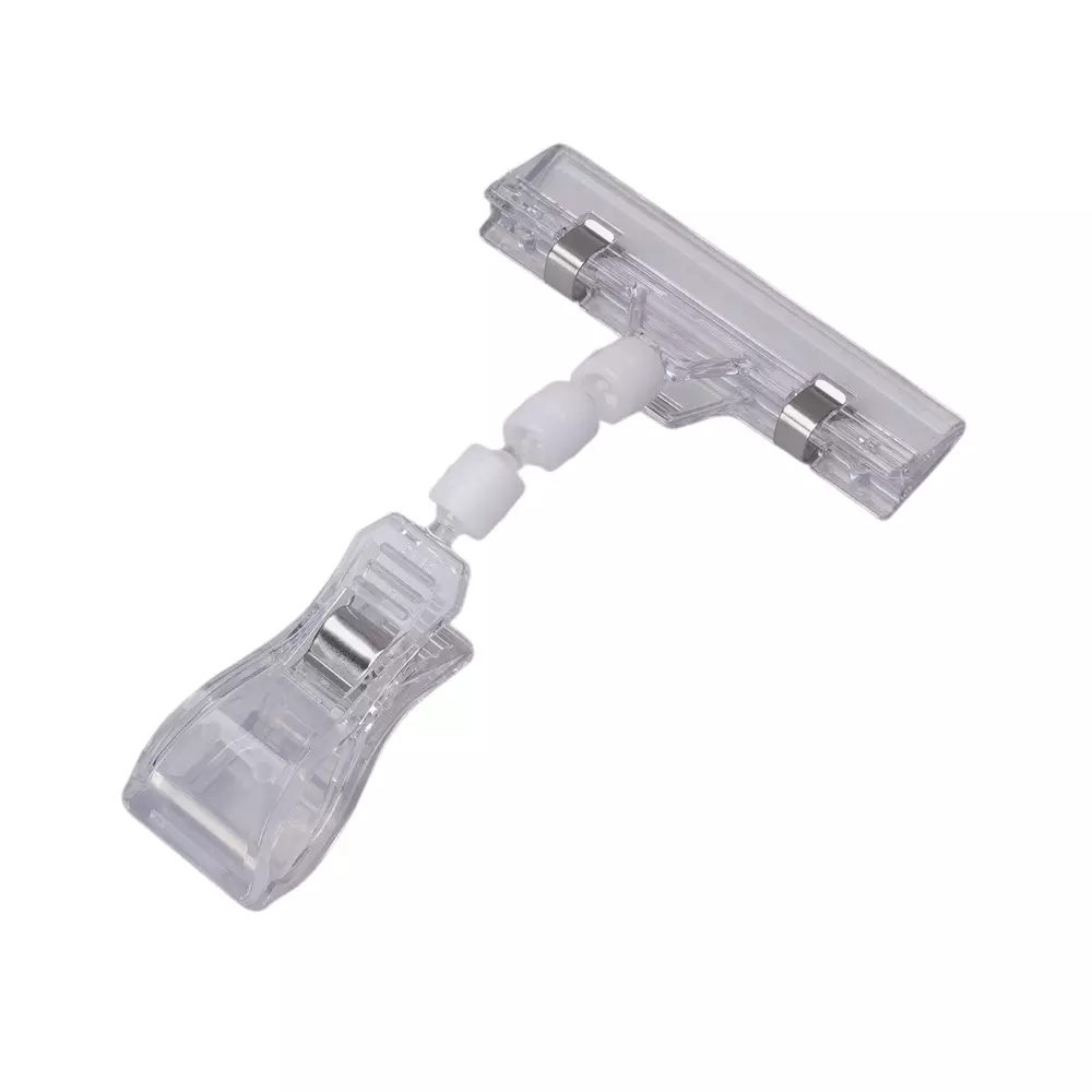 MonotaRO Clip On Sign Holder, Sign Clip 135 m Length, 21236996