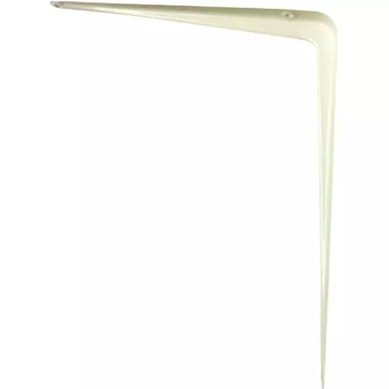 MonotaRO Metal Shelf Bracket Iron / baked paint White 0.9 mm Wall Thickness, 200x250