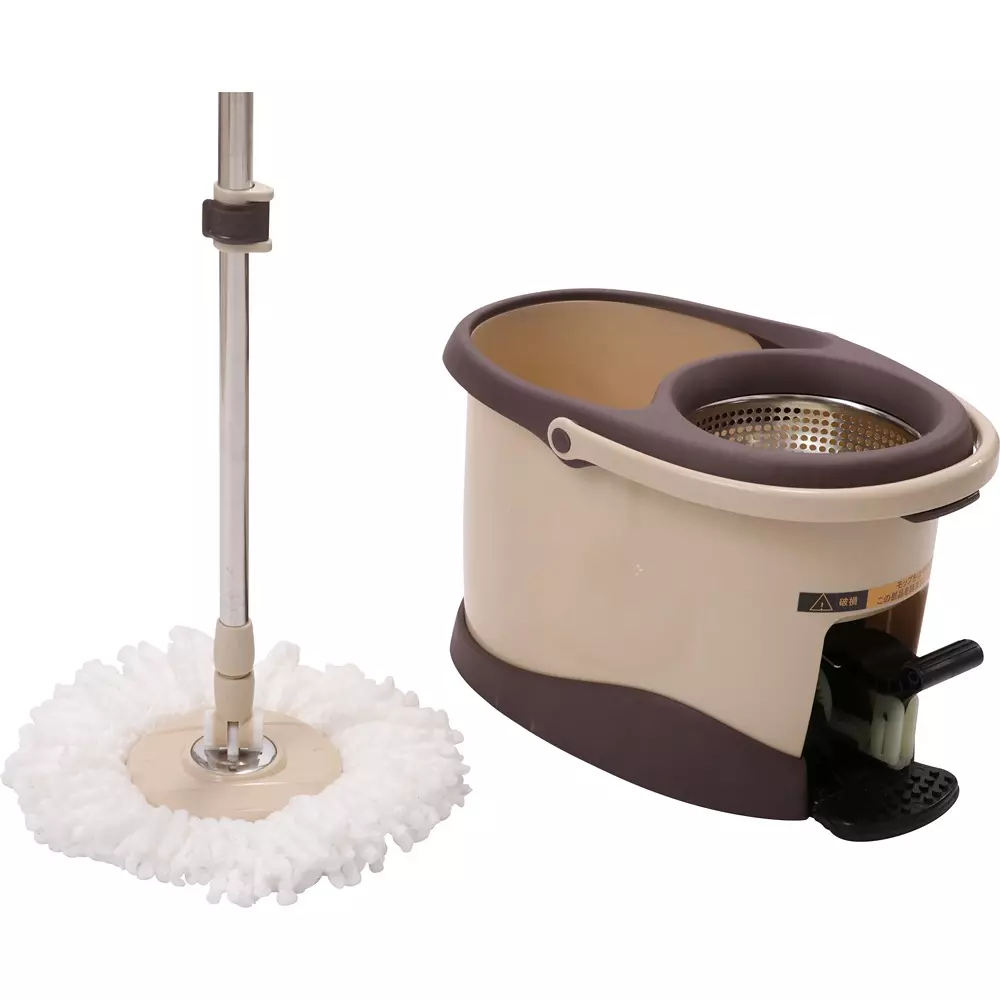 MonotaRO Mop + Set + Footstep + Double Rotation 7 L Capacity, M-10S (Set of 1 Pcs)