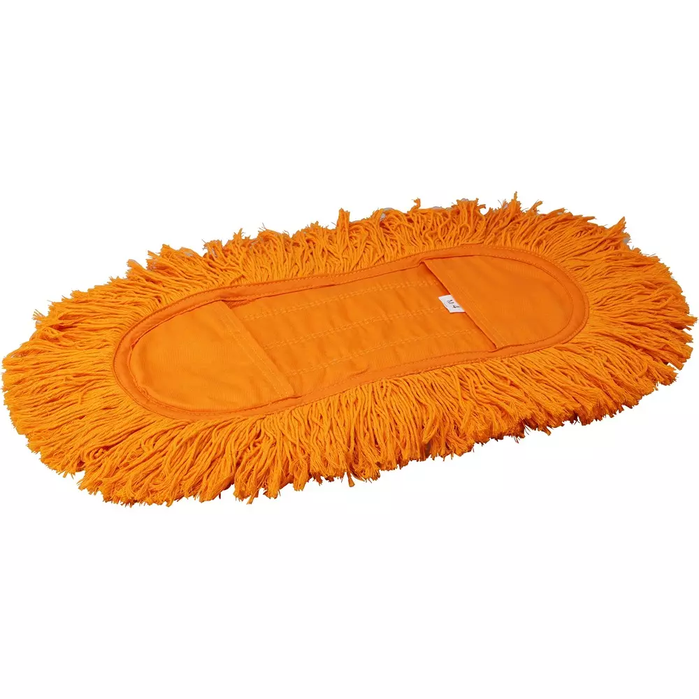 MonotaRO Chemical Mop Spare for Floors and Halls Thread (cotton/sufu blend), cloth (100% cotton) Orange, 43164487