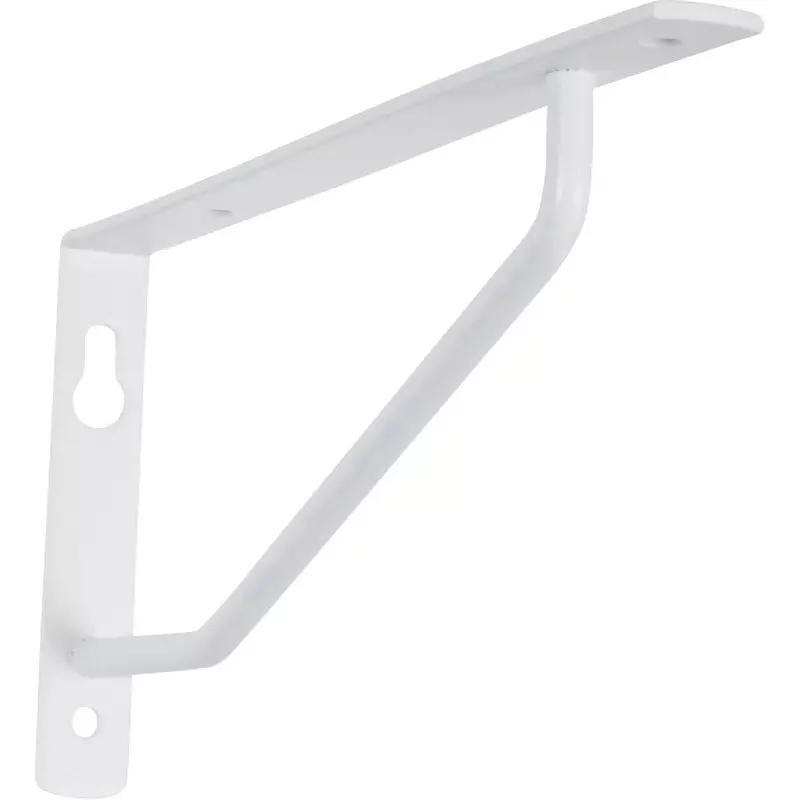 MonotaRO Shelf Support Bracket Made of Steel White 150x75 mm Nominal Size, White 150x75