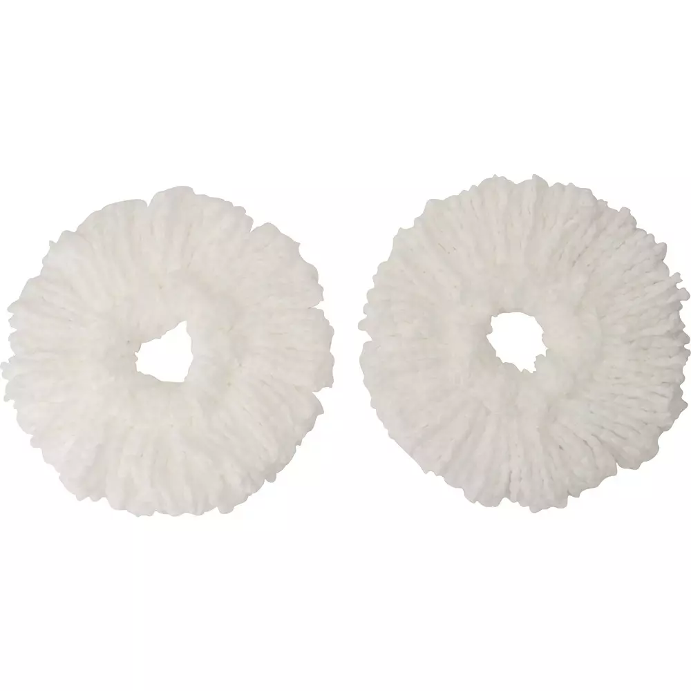MonotaRO Spare + Mop + Rotary Type + 2 Pieces Mop: 360 mm Diameter, 53070965 (Pack of 2 Pcs)