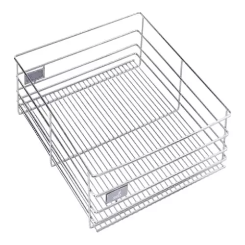 Hettich Plain Wire Basket Cargo Tech Stainless Steel Silver