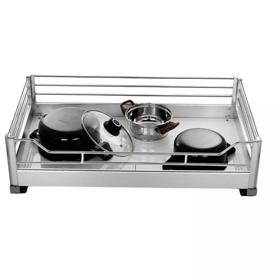 Olive Emblic 420x535x130 mm Aluminum Pullout Basket, 102 009 029 0
