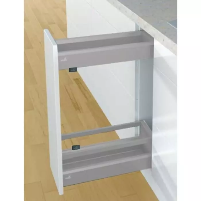 Hettich Narrow Pullout Drawer System AvanTech YOU 20 Kg Load Capacity, 500 mm Depth
