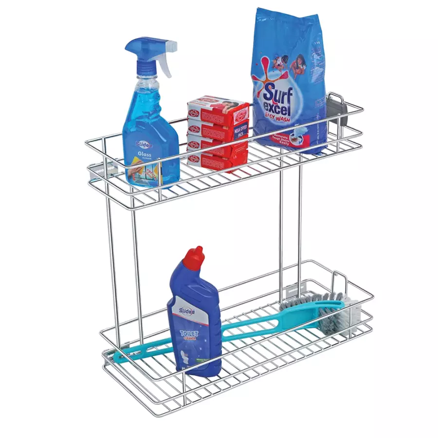 Olive Pearl Series Series Stainless Steel Silver Detergent Pullout, 141 013