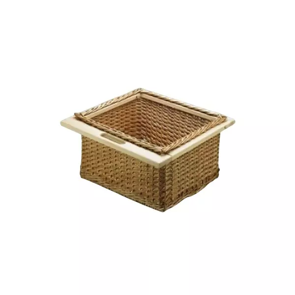 Hettich Wicker Baskets with Beech Runner Economical 320x500x120 mm Brown Wooden