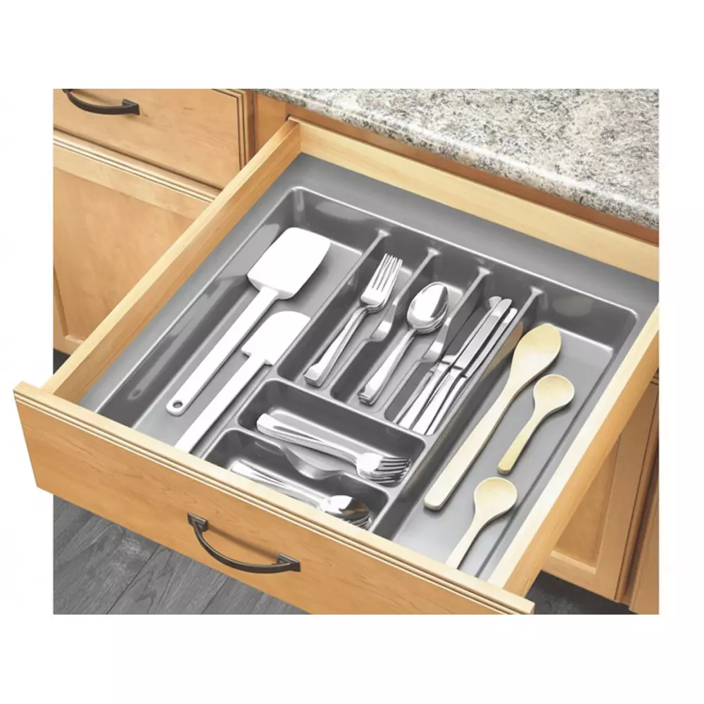 Harrison Cutlery Tray Organiser PVC 500 mm (20 Inch) for Modular Kitchen, 1380