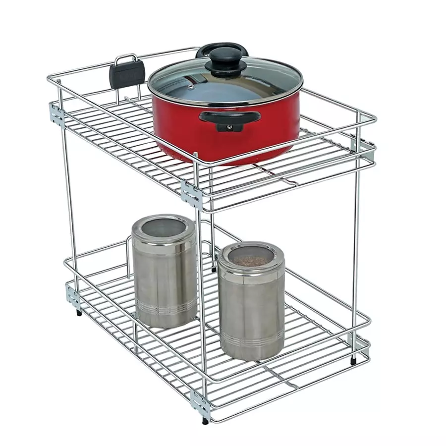 Olive Sparkle Series SS.304 Series Stainless Steel Two Shelf Pullout, 151 014