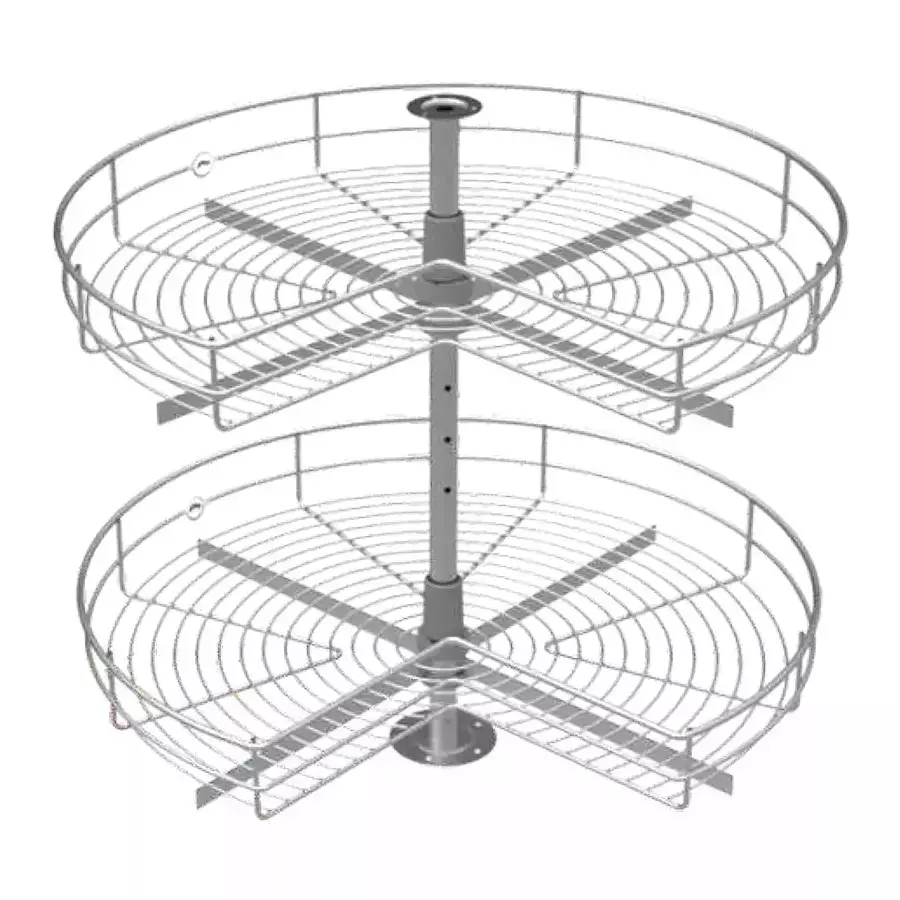 Godrej Carousel Corner Unit Stainless Steel 750 mm (30 inch), 6179