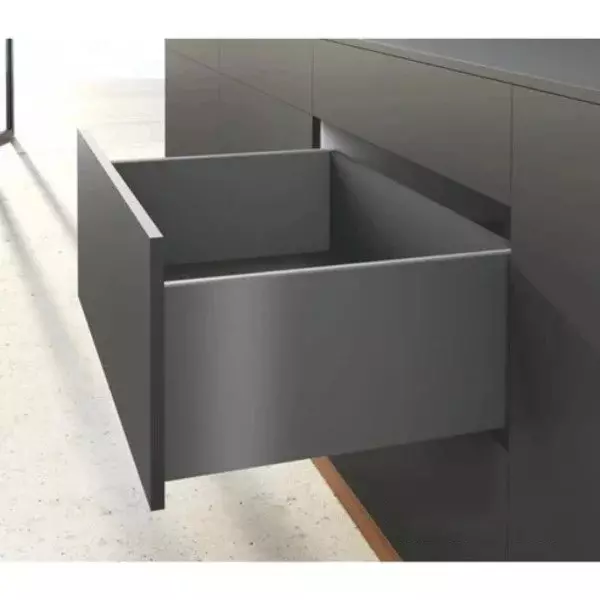 Hettich Linear Drawer System AvanTech YOU Anthracite 550 mm NL, 251 mm Height, 30 Kg Load Capacity, 9343329