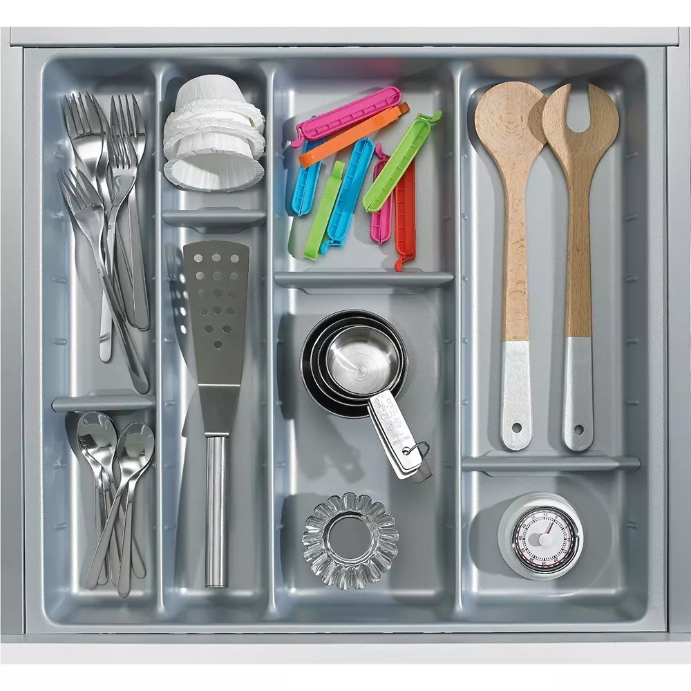 Hettich OrgaTray InnoTech Silver 470 mm Depth, 900 mm Carcase Width, 9194893