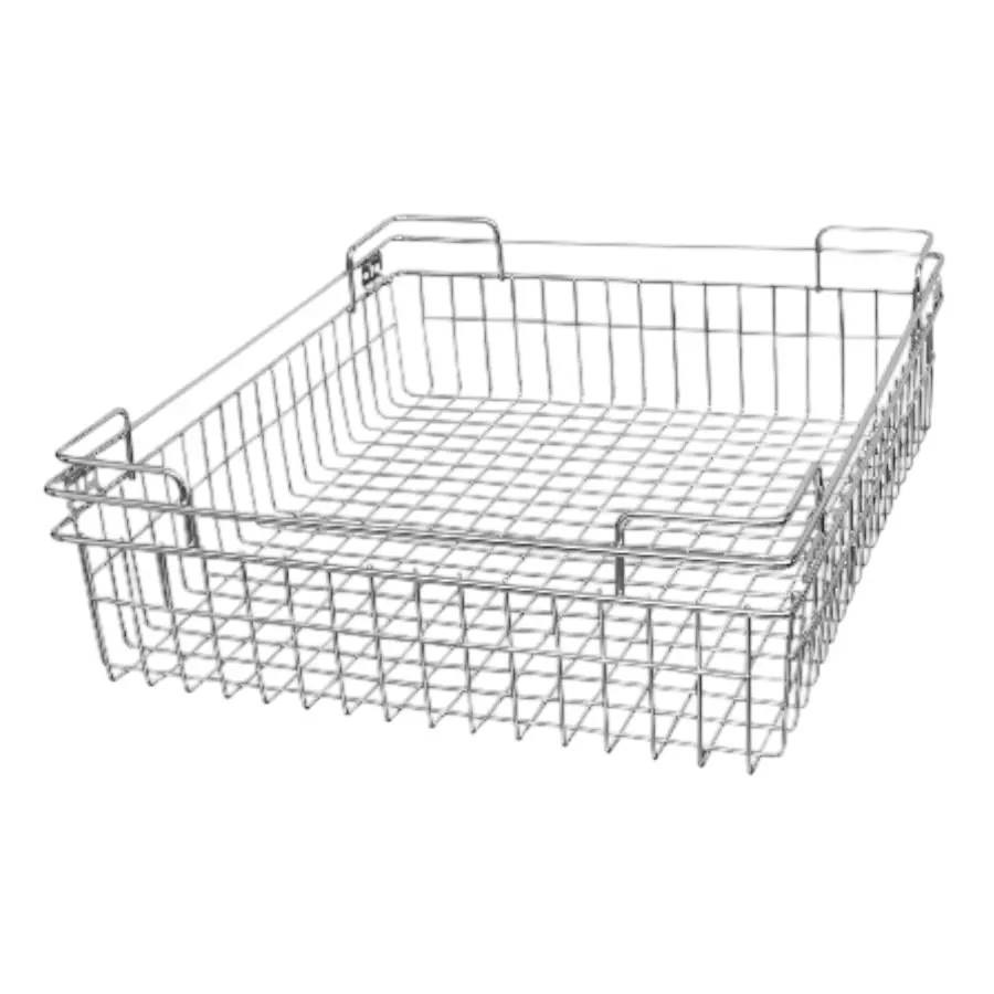OZONE Speedy Series Vegetable Basket 378x500x150 mm Stainless Stee Chrome Finish, OZS-WB-V 15x20x6 CP