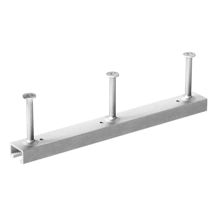 Fischer Hot-Rolled Cast-In Channel 400 mm Length 3 Round Anchor, FES-H-S-29/20-400-HDG