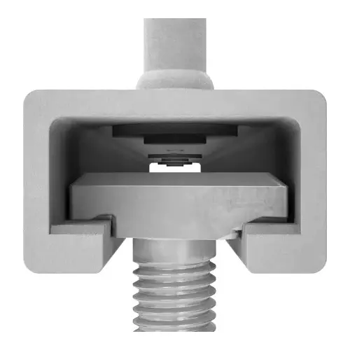 Fischer Hot-Rolled Cast-In Channel 400 mm Length 3 Round Anchor, FES-H-S-29/20-400-HDG