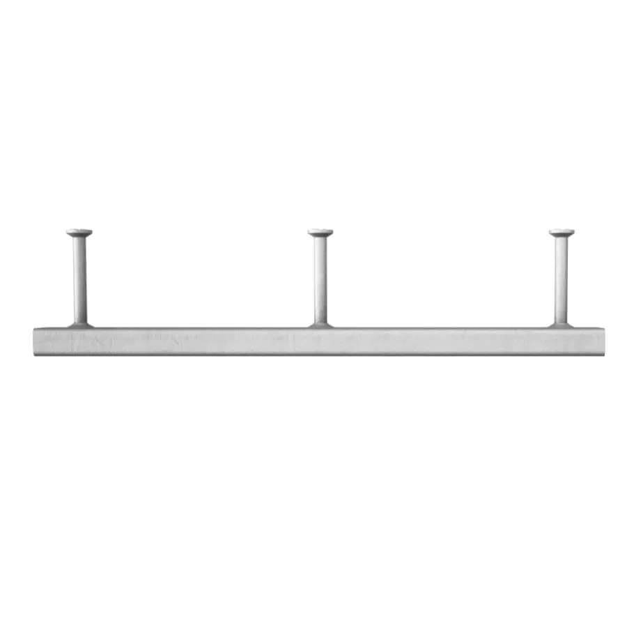 Fischer Cold-Formed Cast-In Channel 800 mm Length 4 Round Anchor, FES-C-54/33-800-HDG