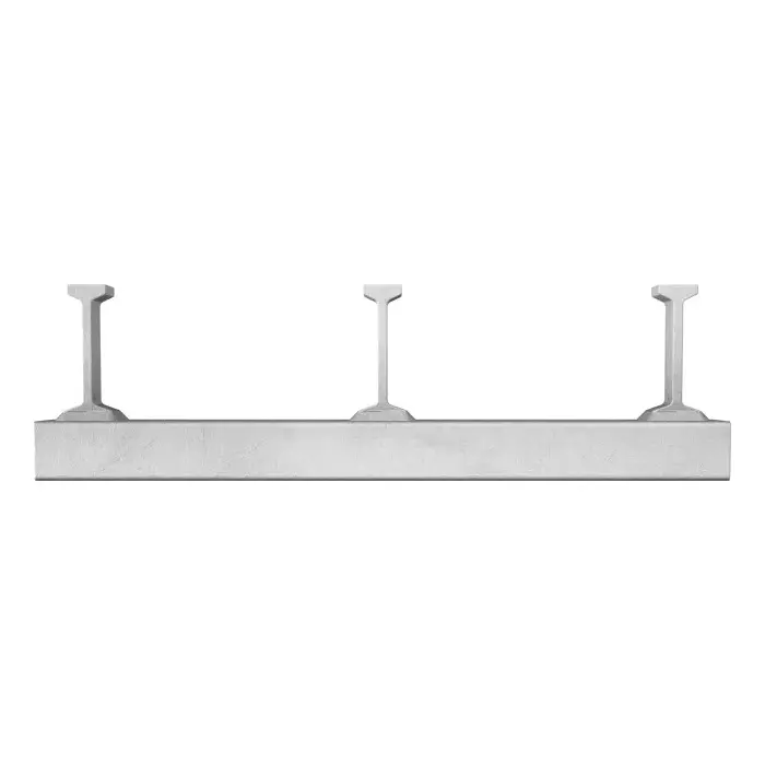 Fischer Hot-Rolled Cast-In Channel 400 mm Length 3 I Anchor, FES-H-I-40/22-400-HDG