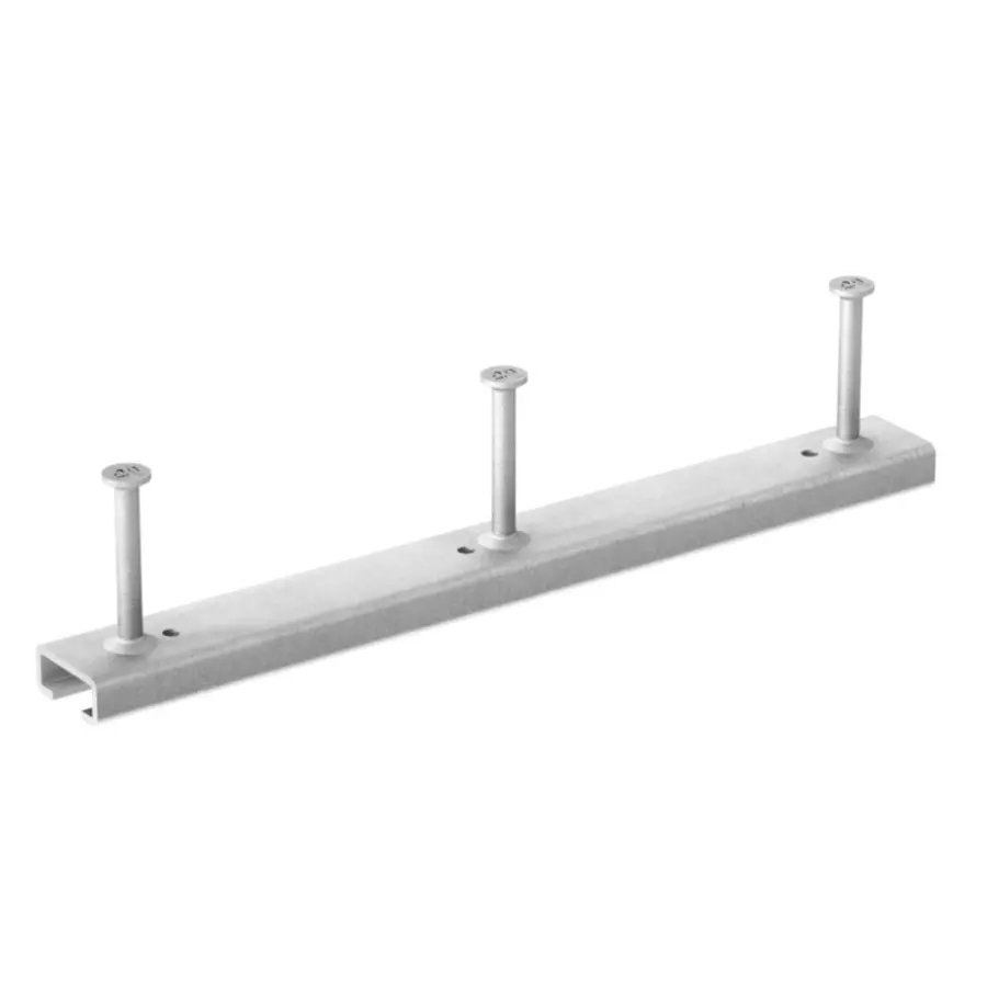 Fischer Cold-Formed Cast-In Channel 850 mm Length 5 Round Anchor, FES-C-28/15-850-HDG