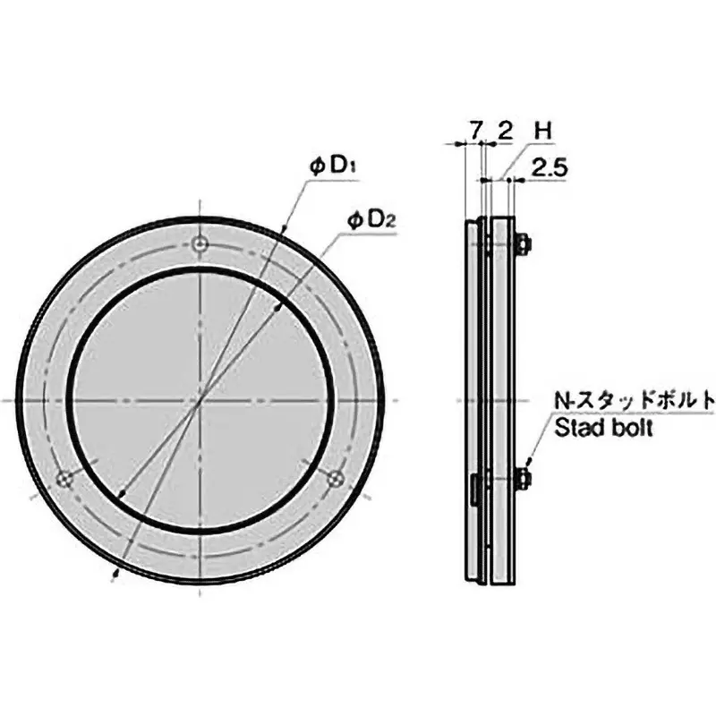 TAKIGEN Stainless Steel Window Frame Buff Polishing, C-1463-B-180