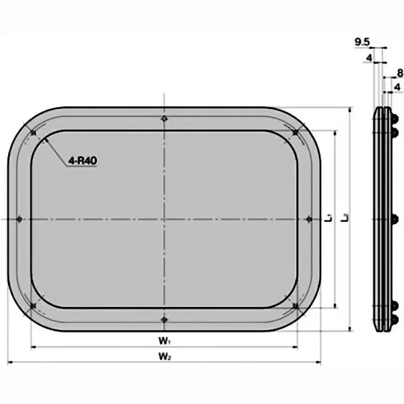 TAKIGEN Window Frame (Glass With Mesh) Powder Coating 1.35 Kg, C-463-A-2020-Silver