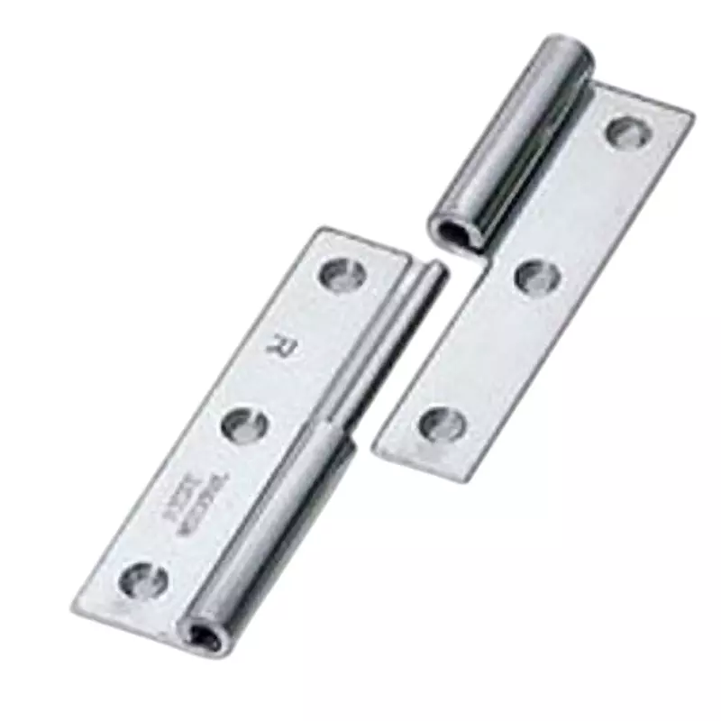 TAKIGEN Stainless Steel Square Insertion / Removal Hinge, B-1004-1-L Perforated