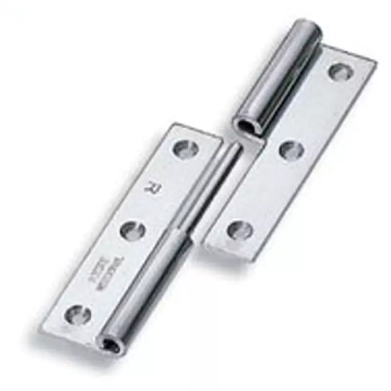 TAKIGEN Stainless Steel Square Insertion / Removal Hinge, B-1004-2-L Perforated