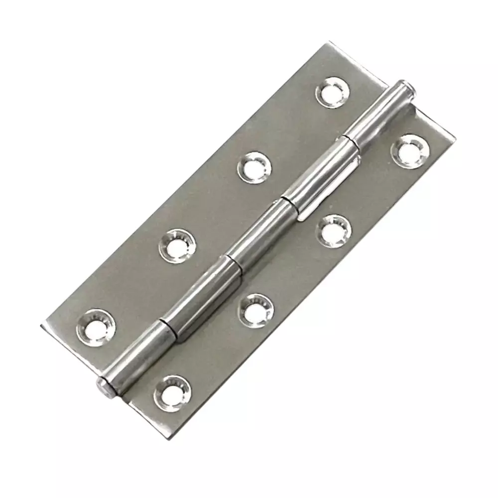 Shreelite Assam Cut Hinges 3x27x10 Inch (76x686x254 mm) Stainless Steel Matt Finish, 7527107001