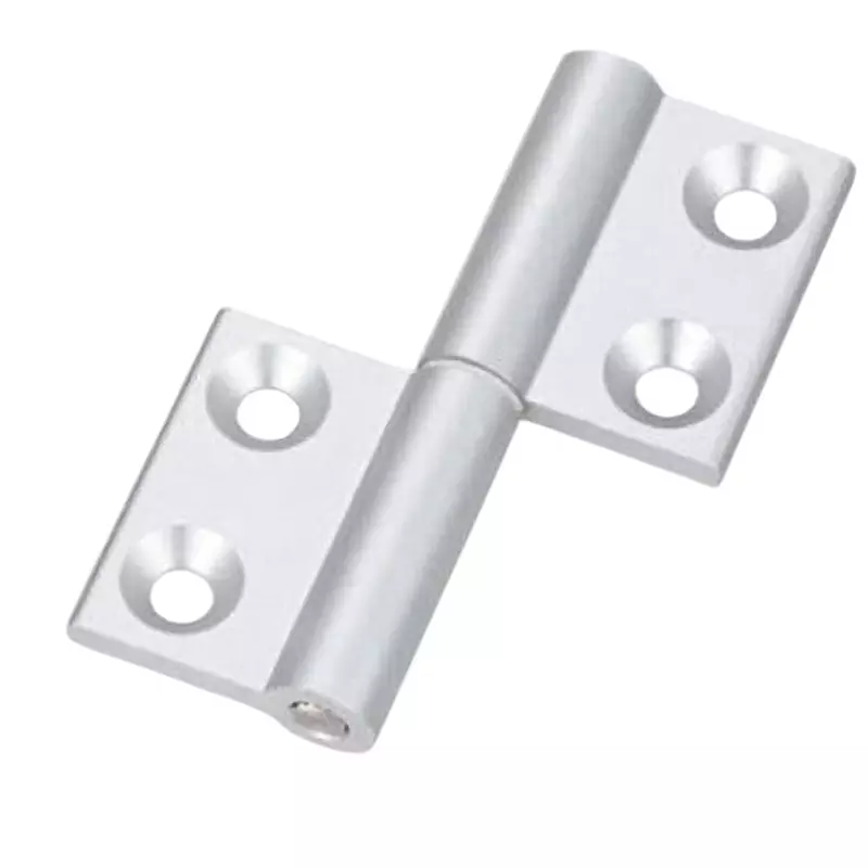 TAKIGEN Aluminum Flag Hinge Alumite Treatment with Bush, B-503S-4-L