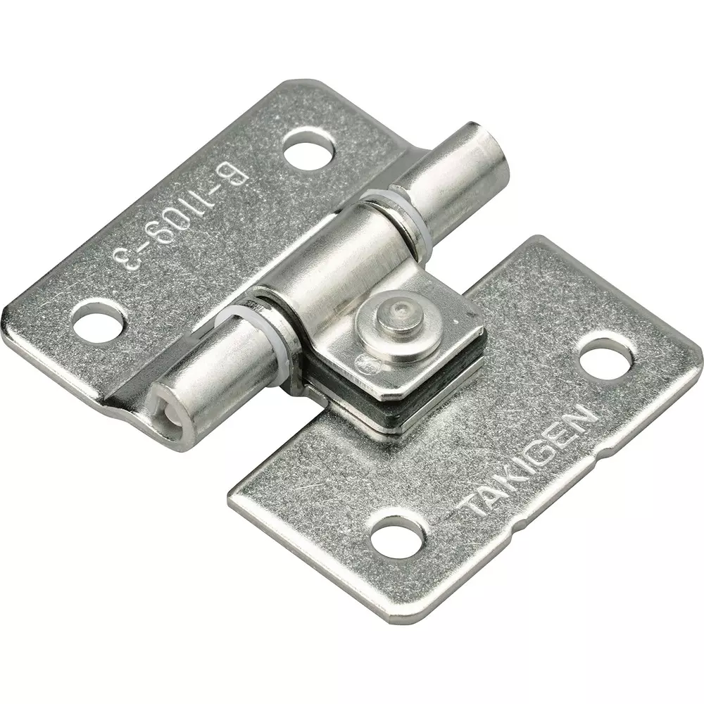 TAKIGEN Stainless Steel Flat Torque Hinge Gloss Barrel Polishing, B-1109-3