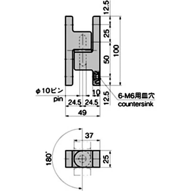 TAKIGEN Corner Pulling Hinge Zinc Alloy Chrome Plating, FB-718