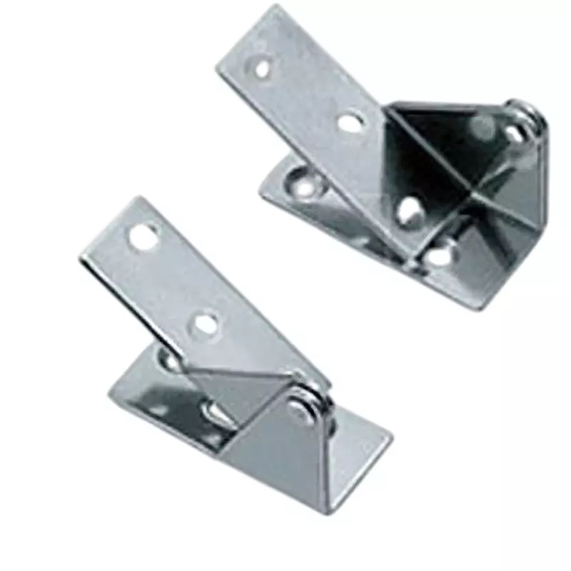 TAKIGEN Stainless Steel Cabinet Hinges Gloss Barrel Polishing, B-1057-3 (Set of 2 Pcs)