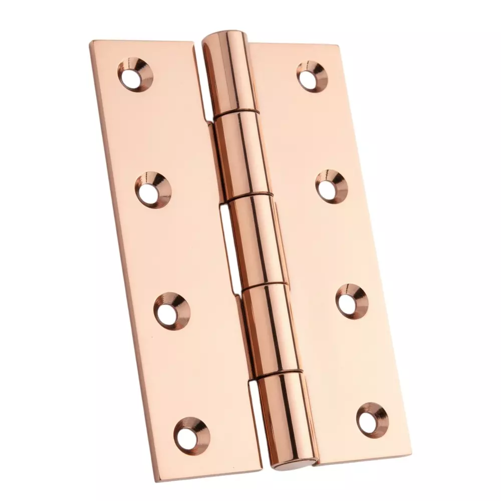 Quba Door Butt Hinge RGPVD Finish 75 x 19 x 1.7 mm, BH1-007