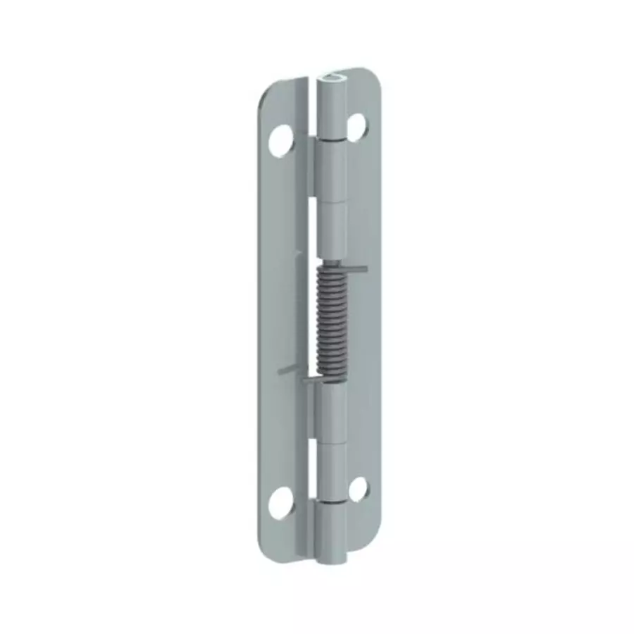STEEL-SMITH Rolled Knuckle Spring Hinges Opening Spring 120 mm Stainless Steel-430, 8023-02