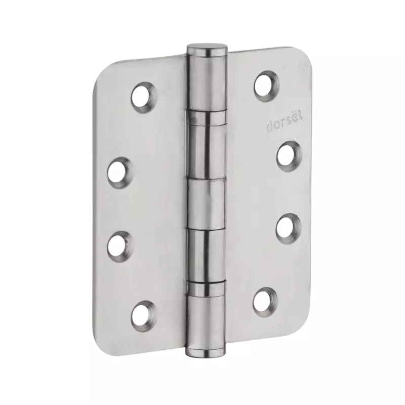 Dorset 100X75X2.5 mm SS Pin Type Round Corner Hinge (Without Screw), HGRC6051SS