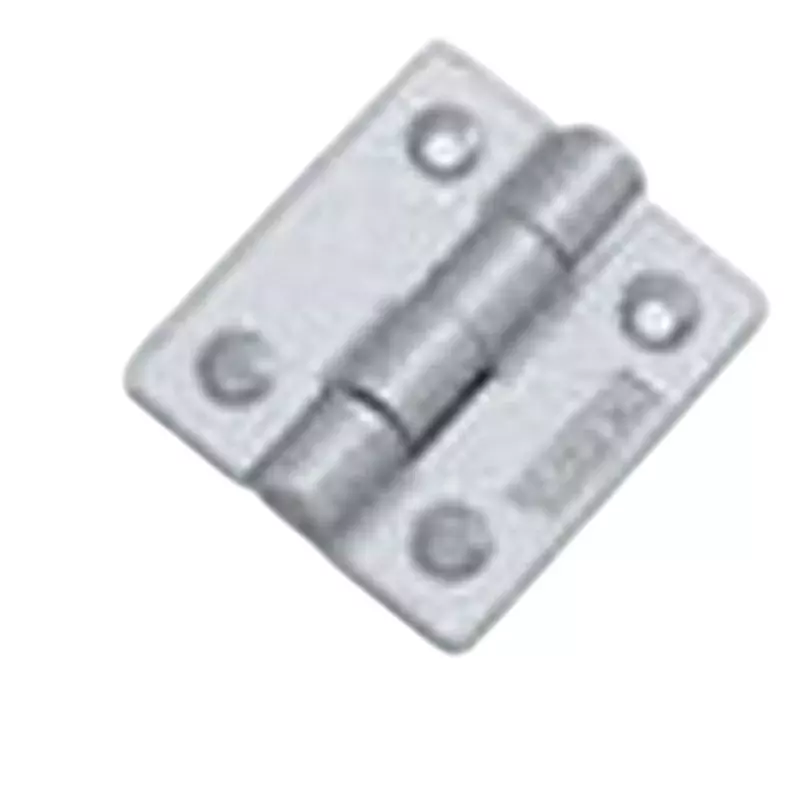 TAKIGEN Flat Hinge Aluminum Alloy Silver Satin Paint Finish, B-78-A-13