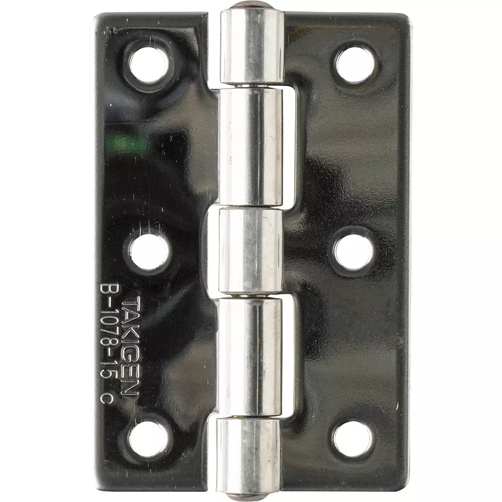 TAKIGEN Stainless Steel Butt Hinge Mirror Buffing with Hole, B-1078-15