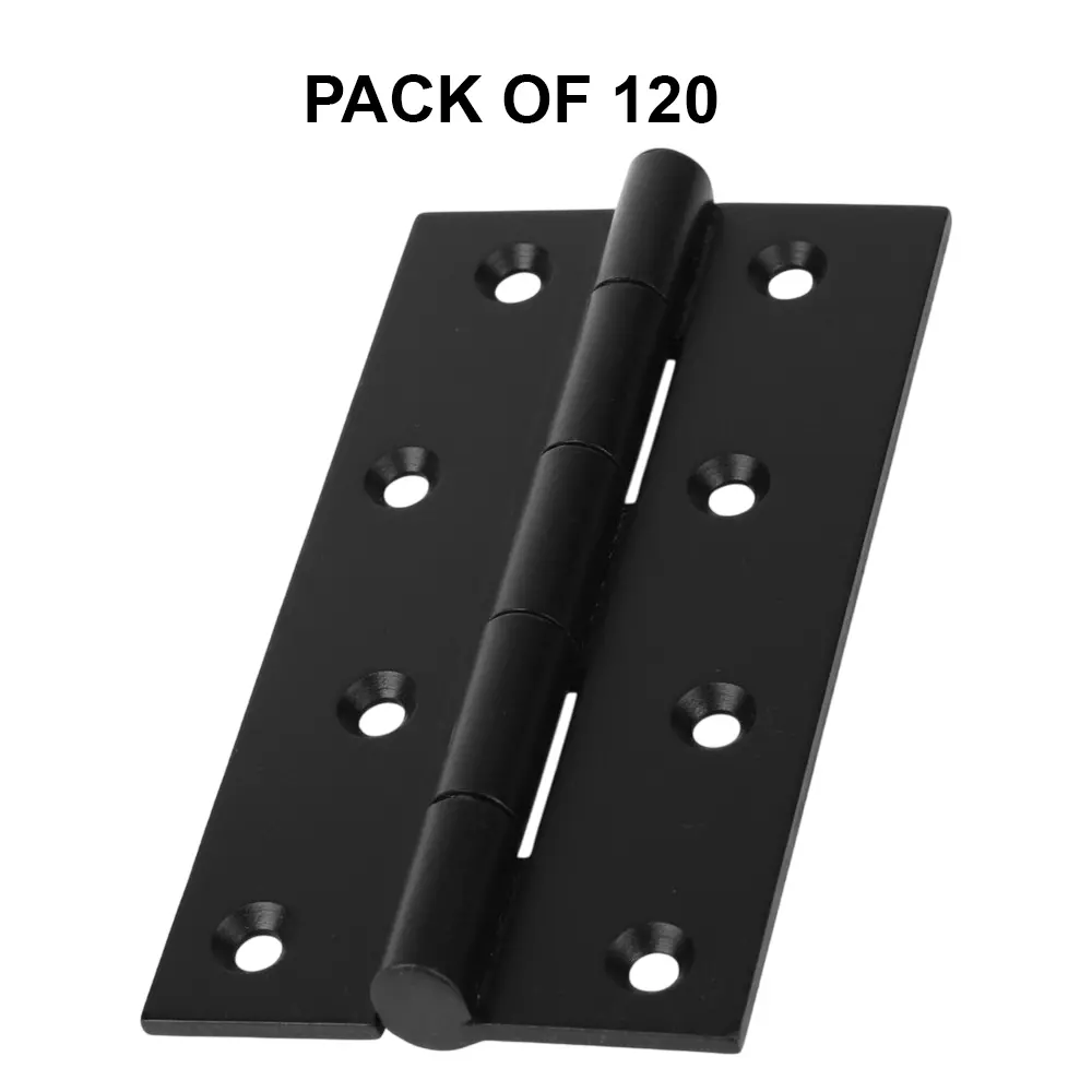 Cozi Gold Butt Hinges Premium & Concealed 6 x 3 x 3.5 inch Black (Pack of 120)