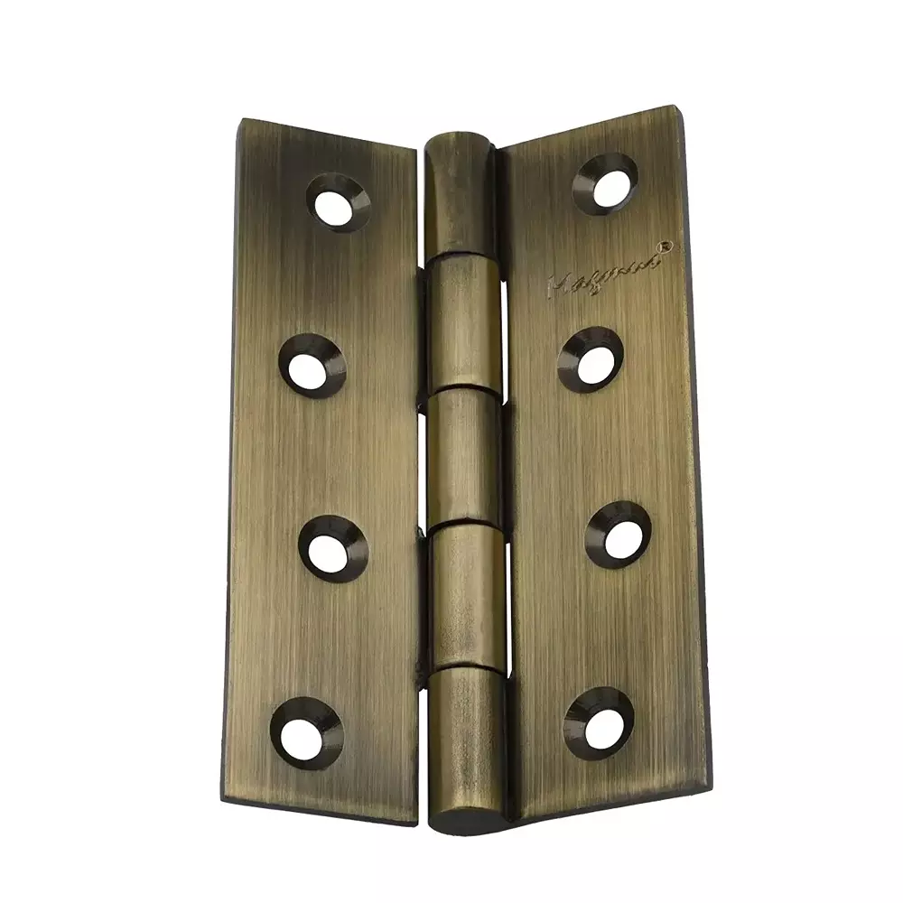 Magmus Butt Hinges Welded Soft Movement 100 mm (4 Inch) Stainless Steel Antique Brass Finish, 100157.02
