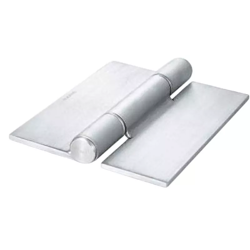 TAKIGEN Stainless Steel Thick Flat Hinge L300xW240xt10 mm for Ultra Heavy Doors, B-1331-2