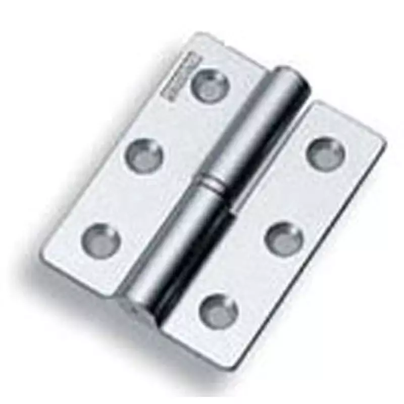 TAKIGEN Heavy Duty Hinge Aluminum Alloy with Hole L50xW40xt3 mm, B-67-4-R