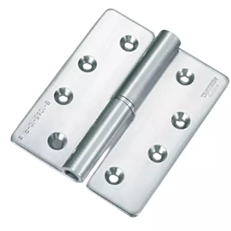 TAKIGEN Heavy Duty Hinge (Perforated) Stainless Steel Mirror Buffing, B-1065-10-R