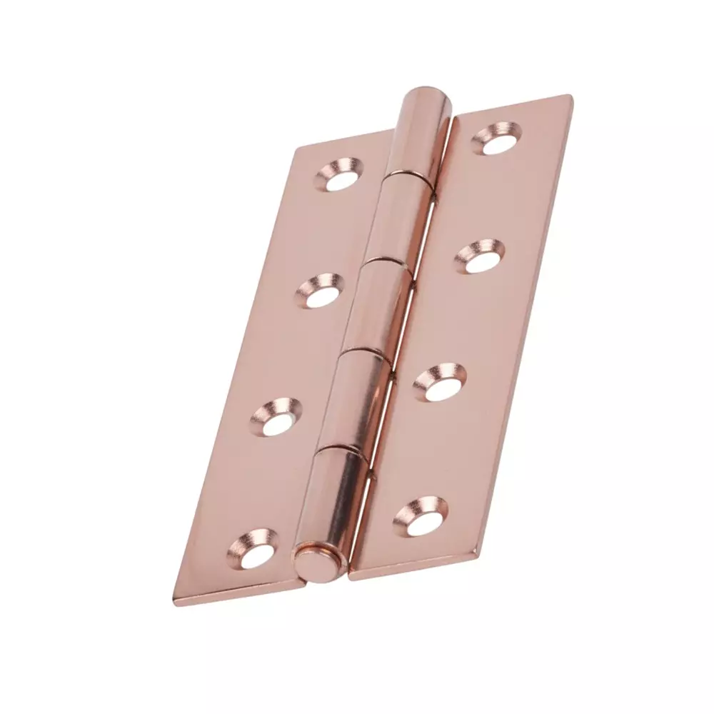 Cozi Gold Heavy Narrow Hinges Premium & Concealed 75X 25 X 25 mm Rose Gold (Pack of 480)