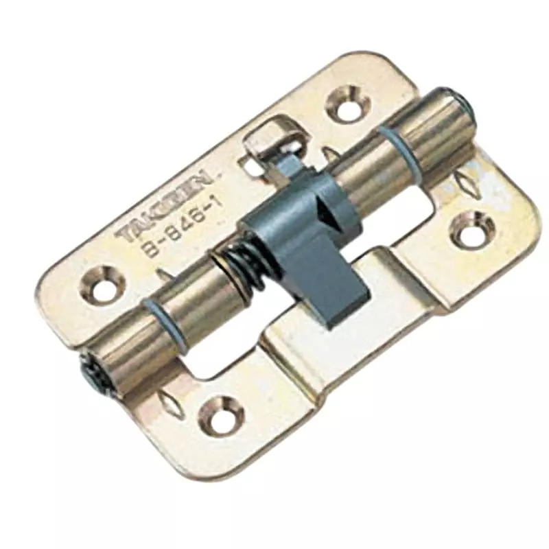 TAKIGEN Stopper Hinge Zinc Plating Chromate Treatment L100xW70 mm, B-846-1