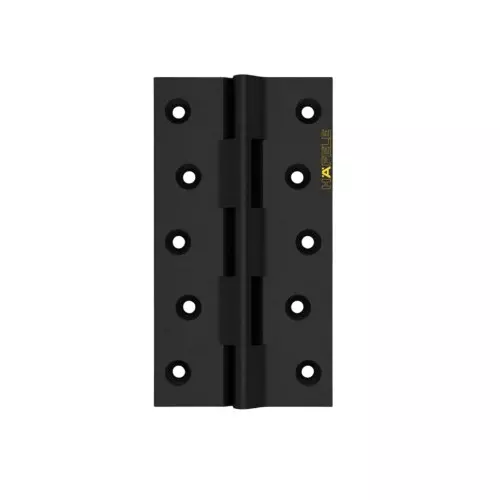 Hafele Brass Railway Hinge for Wooden Door 5 Knuckle Size 125x31x31x4.5 mm Matte Black Finish, 926.31.661