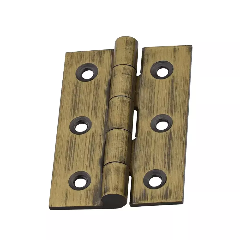 Magmus Butt Hinges Welded Soft Movement 75 mm (3 inch) Stainless Steel Antique Brass Finish, 100143.02