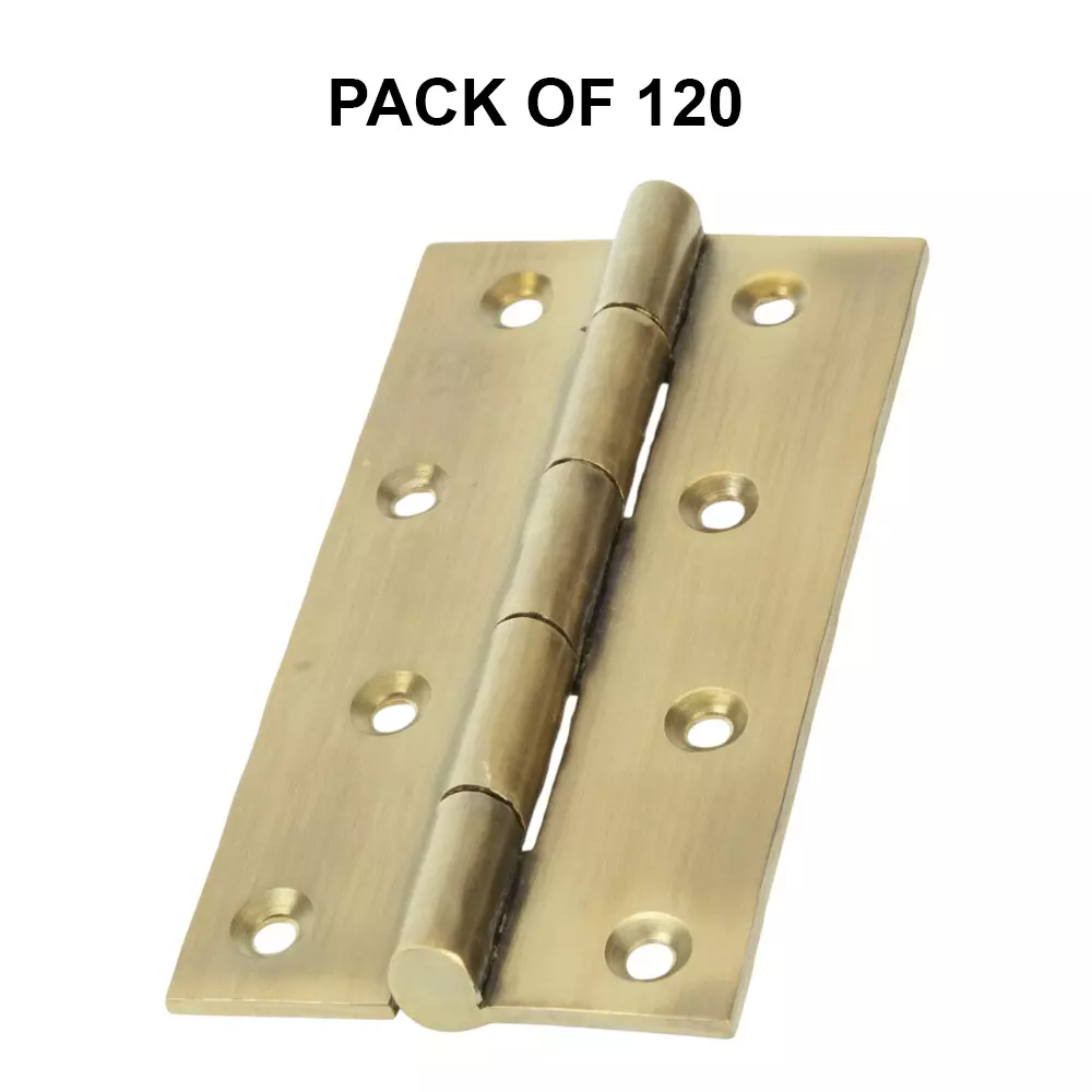 Cozi Gold Butt Hinges Premium & Concealed 6 x 3 x 3.5 inch Antique (Pack of 120)