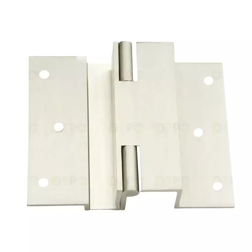Magmus Innovative L Hinges 19x25 mm Full Overlay Brass Satin Silver Finish, 100495.05