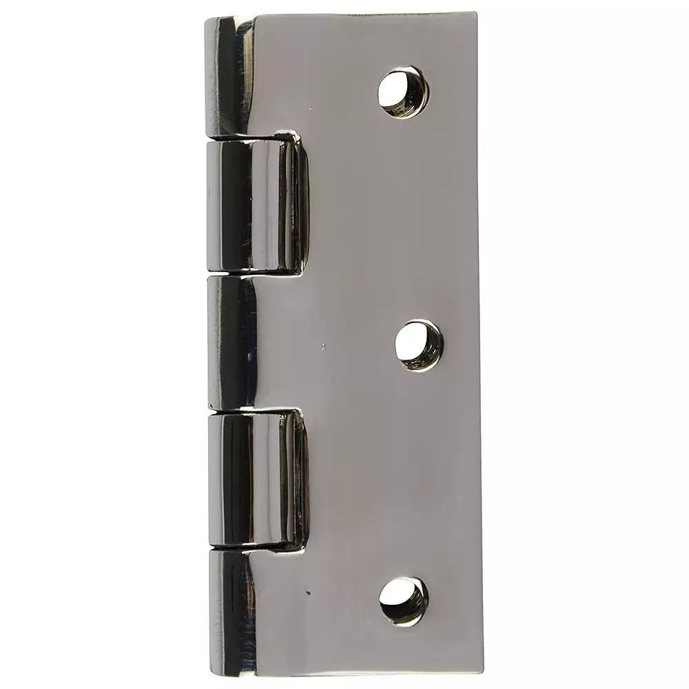 GENERIC Titanium Series Heavy Duty Butt Hinges Stainless Steel Platinum Finish 3 Inch x 12 Gauge 2.5 mm Thick (Pack of 20)
