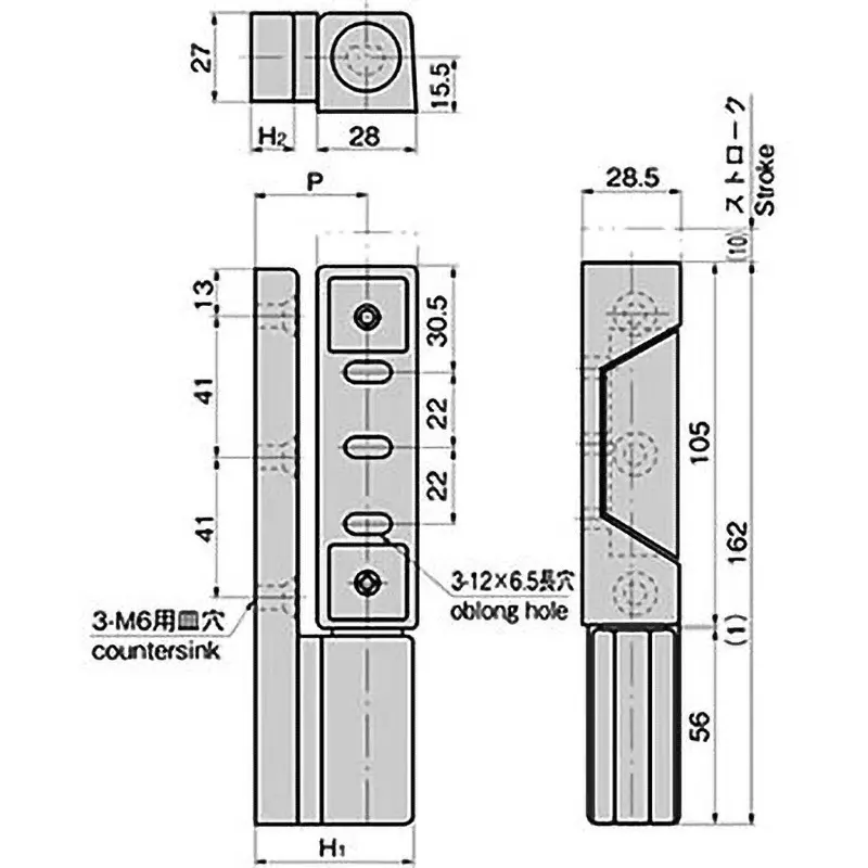 takigen-corner-hinge-zinc-alloy-chrome-plating-fb-611-h